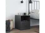 Decohaute Premium - Anthracite bedside table 34.5x39x44 cm steel VHGM96536