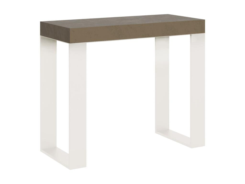 Extendable Console 90x40/196 cm Tecno Small Decohaute White frame IZIA97034