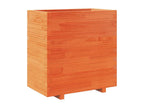 Brown wax planter 70x40x72.5 cm solid pine wood CTLU63569