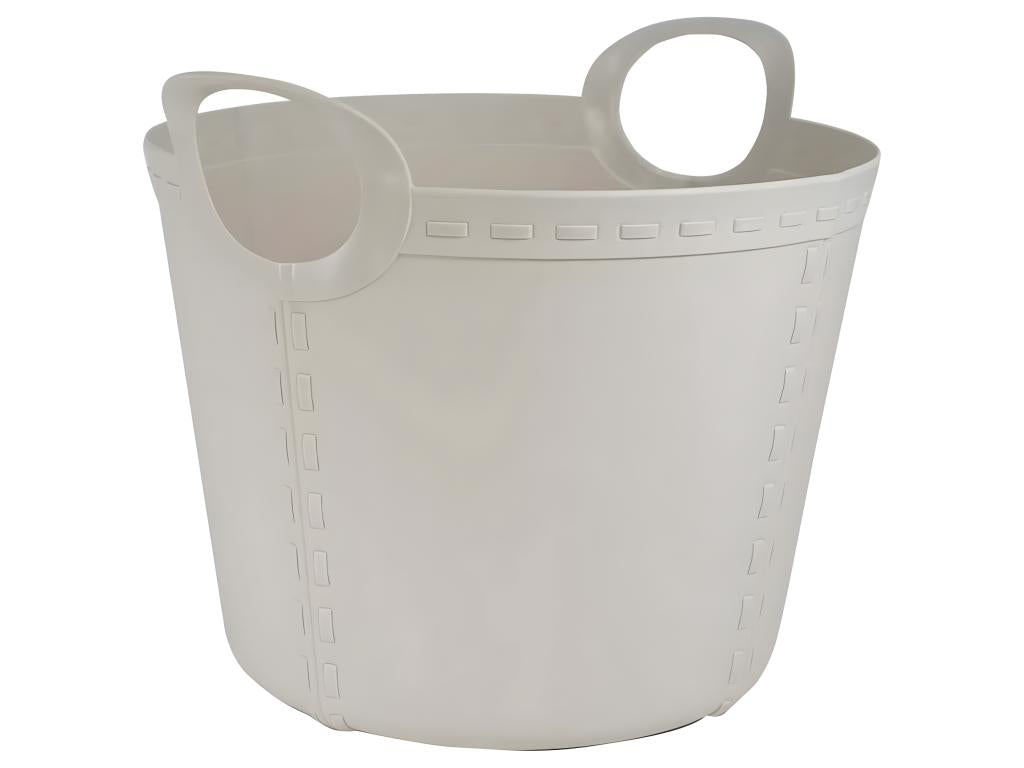3x Craft storage basket 40L 25L 15L light grey JIQN15205