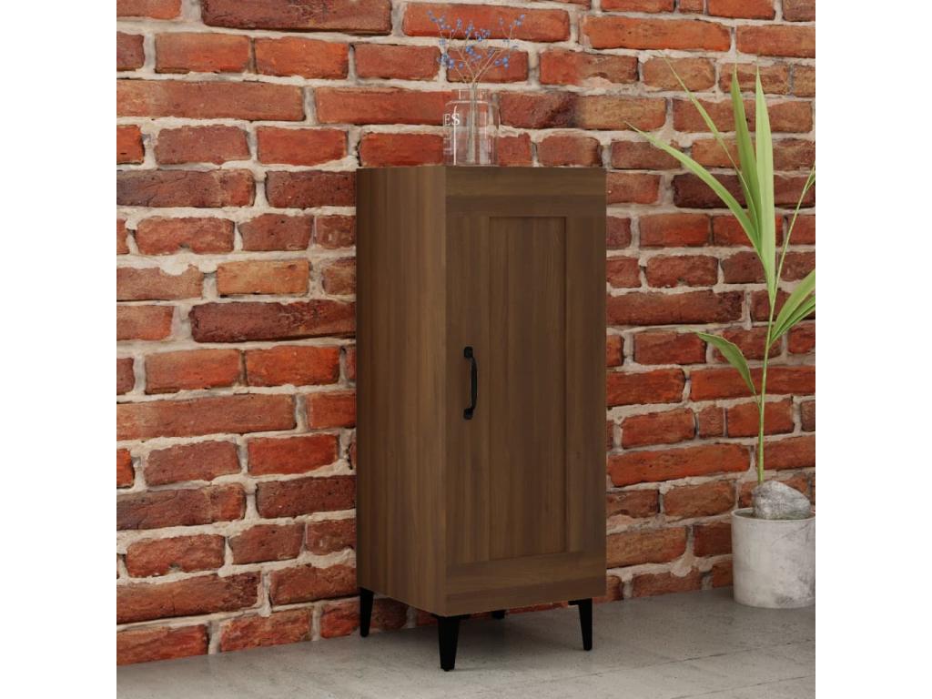 Brown Oak Buffet 34.5x34x90 cm Engineered Wood KLNB70359