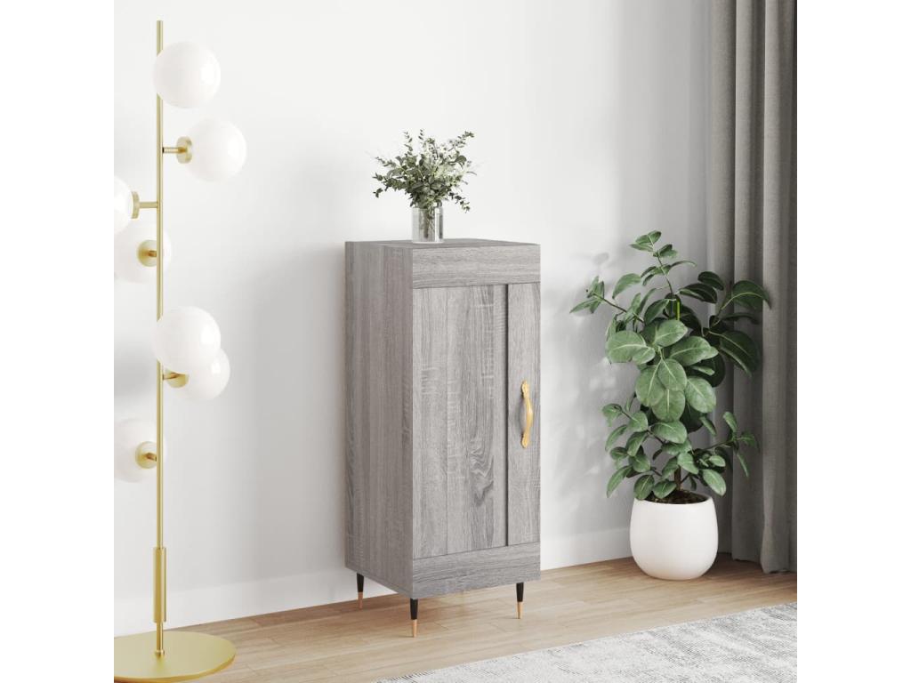 Decohaute grey sideboard 34.5x34x90 cm Engineered wood IXGC79498
