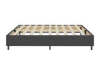 Upholstered bed base, Grey Fabric, 200x200 cm, VDDS64777