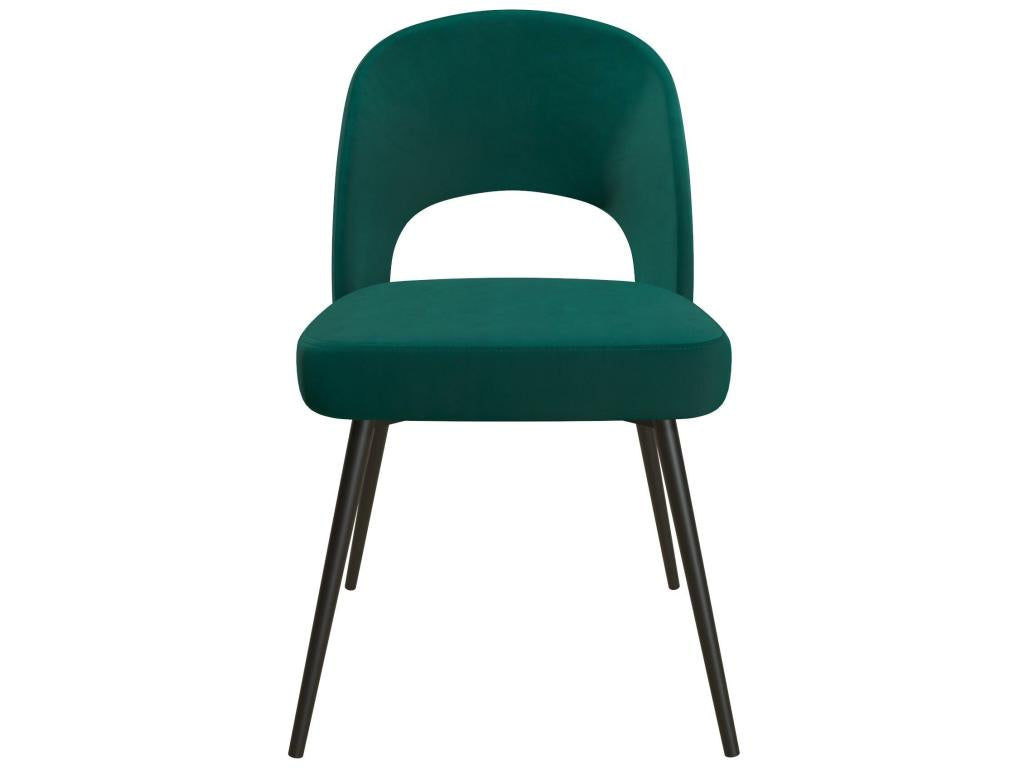 Decohaute - Emerald Green Velvet Upholstered Dining Chair MDYB46923