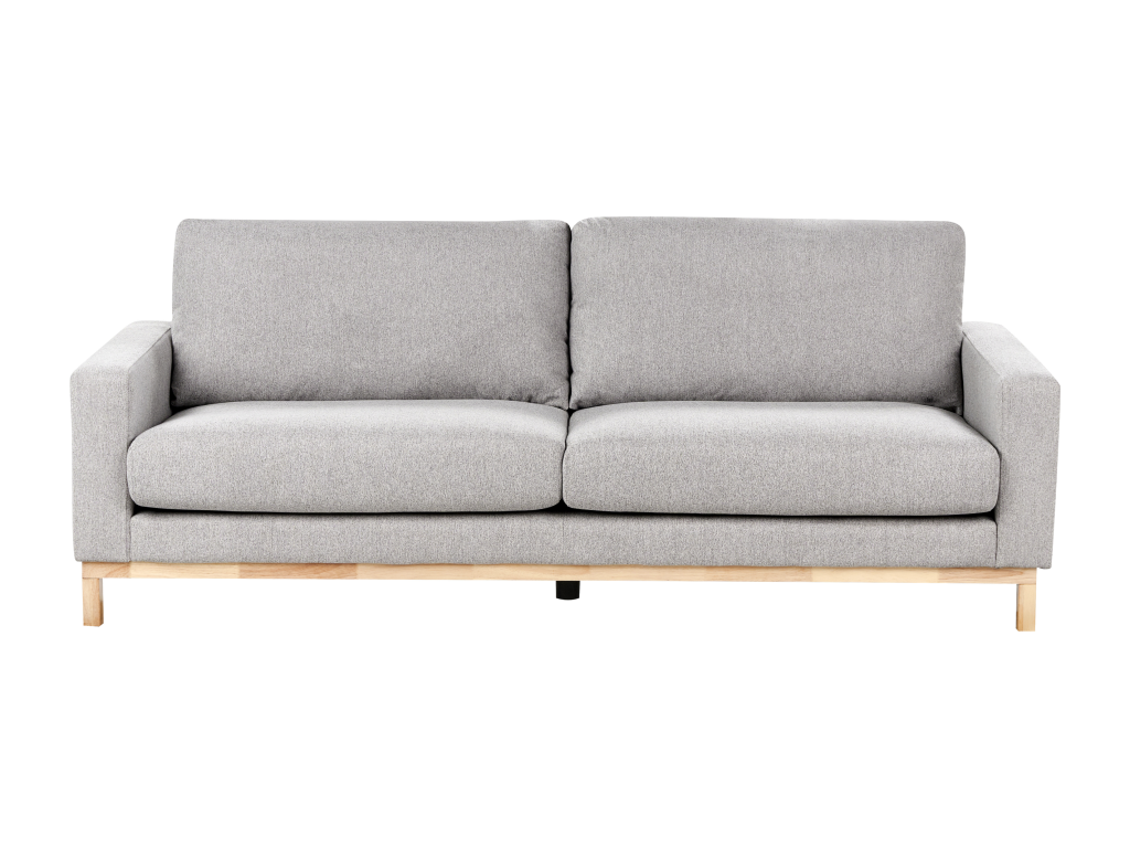 Decohaute Grey Fabric 3-Seater Sofa OBDL43375
