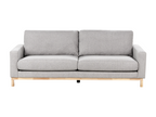 Decohaute Grey Fabric 3-Seater Sofa OBDL43375