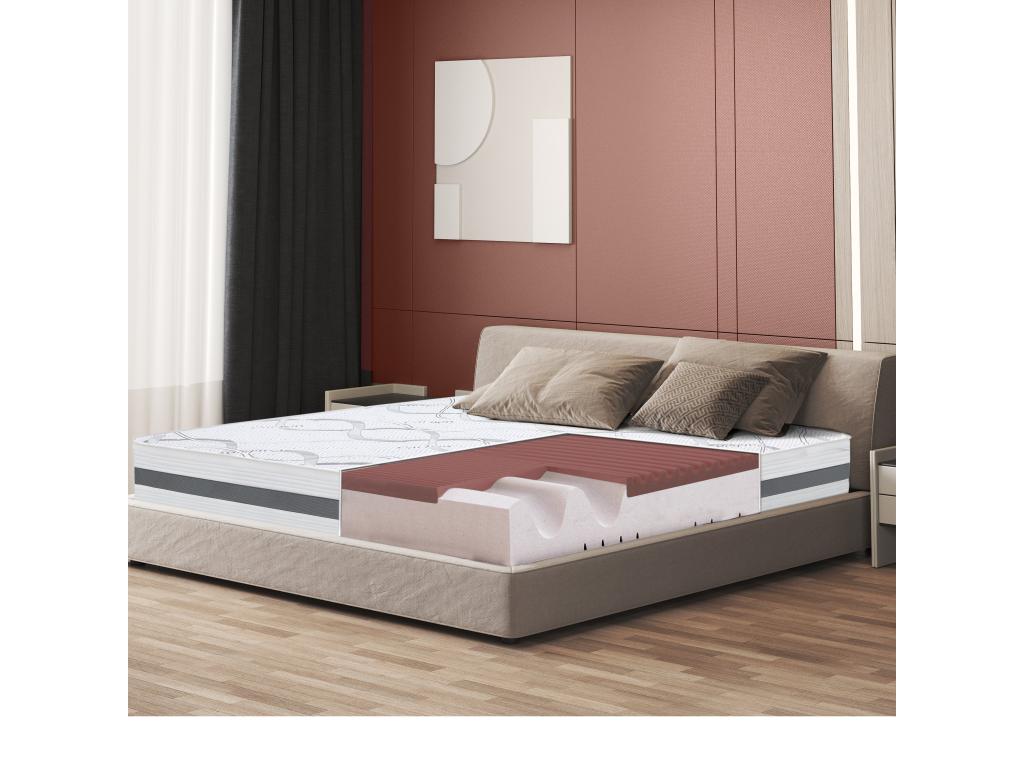 Single Mattress 135x185 with Memory Foam - Premium Quality - Height 27 cm - Made in Italy OIOM03905