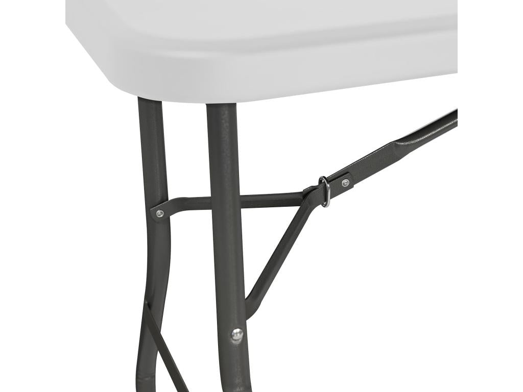 Pack of 2 Folding Tables 240cm Rectangular White Catering 7house MKHV89104