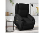 Black faux leather electric massage recliner chair VYER63959