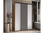 Domopure 1 Sliding Door Wardrobe 235.2/170/60 3 Doors Domopure/White GZVZ79635