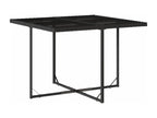 9-piece garden dining set with cushions, black resin wicker FJVT36447