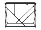 Black console table 100x40x80 engineered wood OARY49273