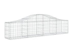Arched gabion basket 200x30x40-60 Galvanized iron AIUI47006