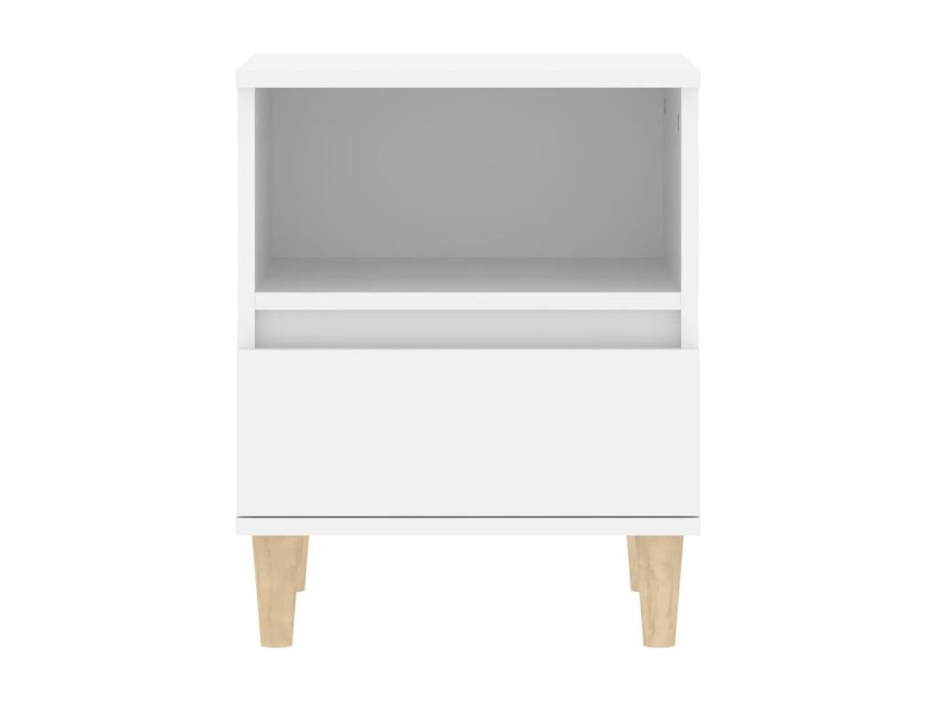 Bedside tables, 2 pcs, White, 40x35x50 cm, SMFT54263