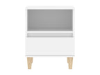 Bedside tables, 2 pcs, White, 40x35x50 cm, SMFT54263