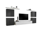 SWITCH IV living room furniture set in white and glossy grey. XGTB24941