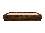 Smoked oak bed frame 120x200 engineered wood VEAM49138