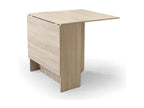 Extendable side table/living room table in oak finish, Decohaute KNHW98783