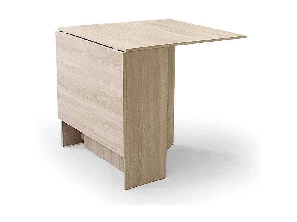 Extendable side table/living room table in oak finish, Decohaute KNHW98783