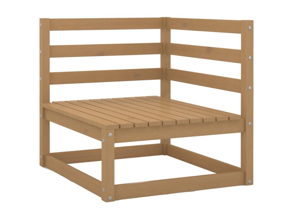 6-piece garden furniture set with cushions, solid pine wood YILG40675