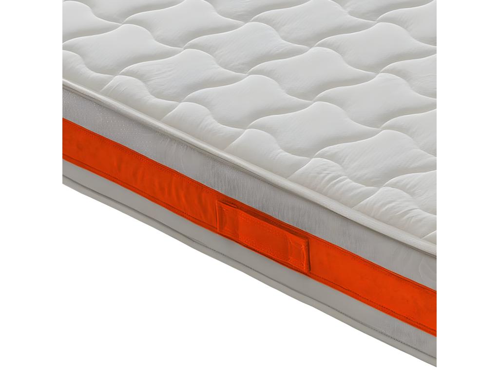 Memory foam mattress, 22 cm thick with 11 differentiated zones, Eolie model, 135x200 cm, OXDK87310