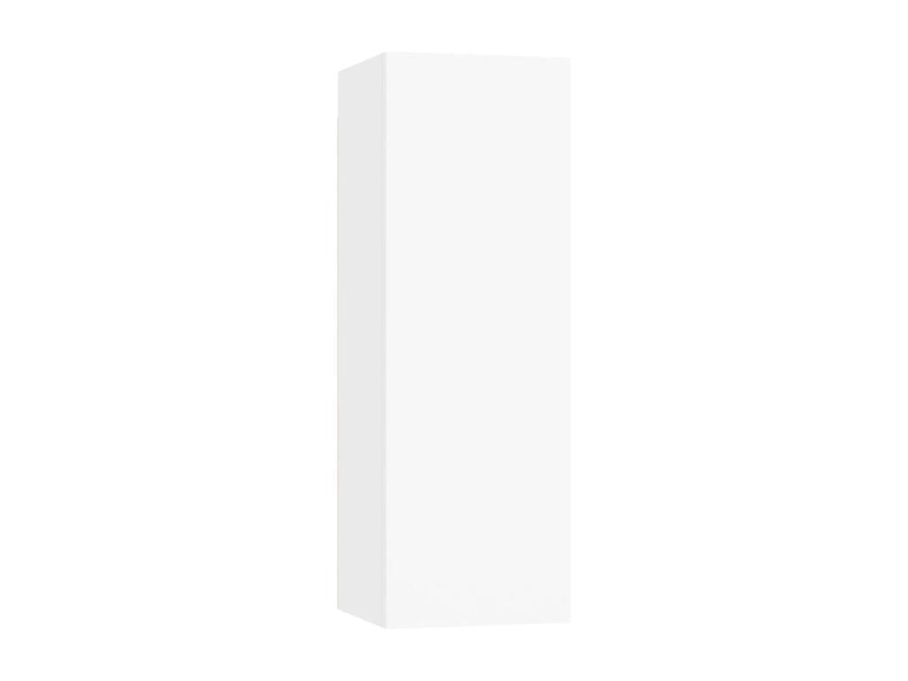 6-Piece TV Unit Set, White, Chipboard, NVTI26447