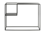 Metal console table, black color - length 100 x depth 30 x height 80 cm XJYF87060