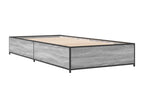 Bed frame without mattress Decohaute gray 90x200 cm ZPNC53205