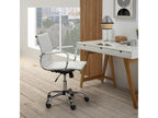 Decohaute Reclining Office Chair, White Synthetic Leather BVSD00510