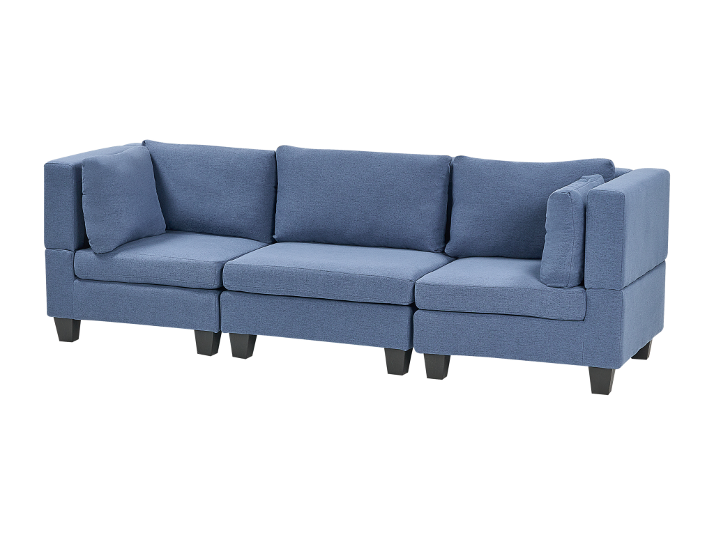 Chicyla Modular Sofa, Blue Fabric, 3-Seater, Chicylaétrique BCEA23527