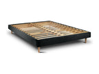 Domopure Bouclette Black Bed Base 140x200 H29cm ETWA57248