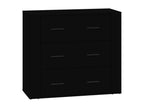 Black Buffet 80x33x70 cm Engineered Wood DZXZ42226