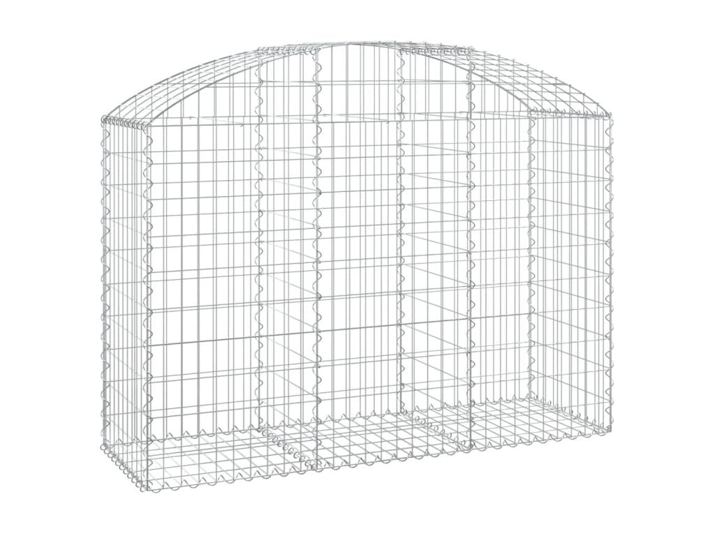 Arched gabion basket 150x50x100-120 Galvanized iron USRZ29909