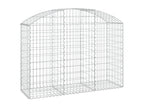 Arched gabion basket 150x50x100-120 Galvanized iron USRZ29909