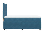 Domopure bed base with mattress, dark blue, 90x190 cm, LQNK29683