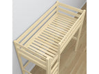 Wooden loft bed with desk N05 Light Pine 120x180 CWPO21720