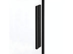 90x120 cm sliding shower enclosure CANARIES BLACK black corner access ELUT00106