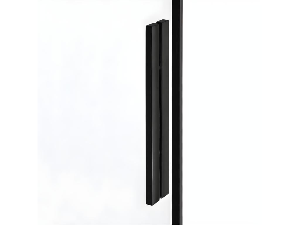 90x120 cm sliding shower enclosure CANARIES BLACK black corner access ELUT00106