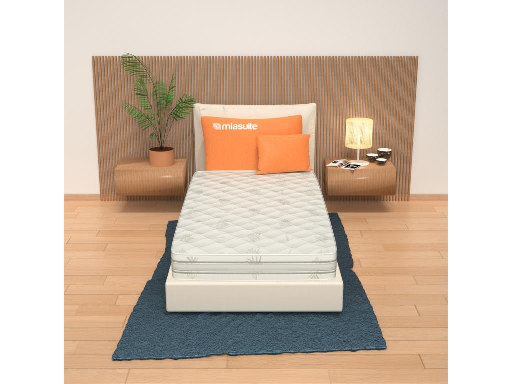 Multi-layer mattress 80x190 cm, 18 cm high - Decohaute Relaxa, Removable Cover, Aloe Decohaute Cover - Arcobaleno HKKZ86039