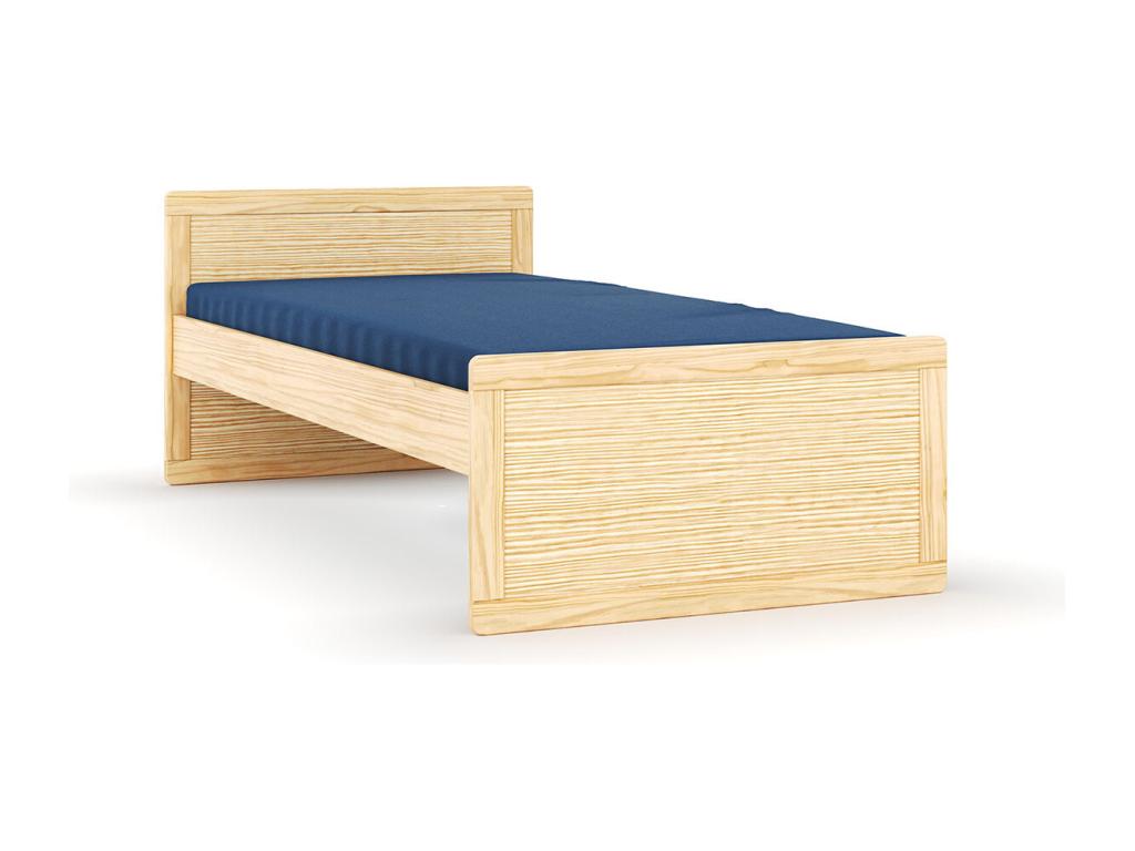 Convertible bed pack with 90x190 cm solid wood mattress Domopure BASJ31845