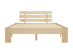 Solid pine wood bed 120x200 WCEF30306