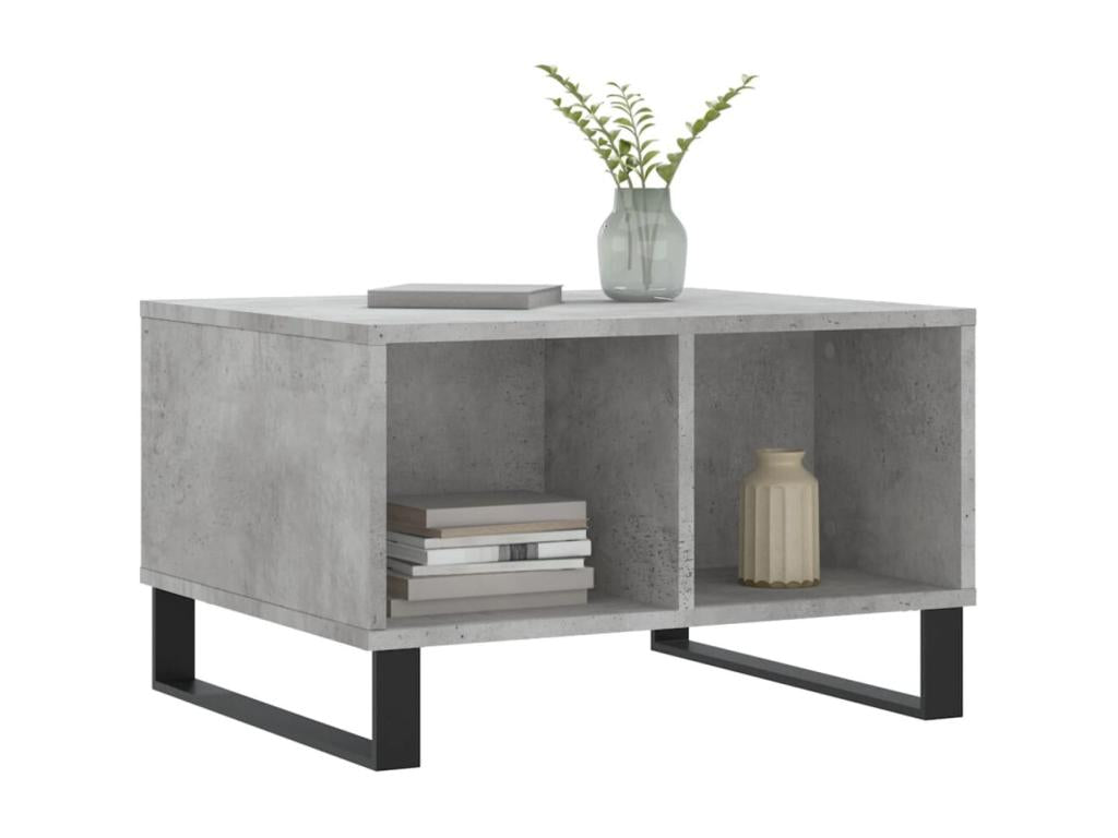 Coffee table, concrete grey, 60x50x36.5 cm, engineered wood, ARTY45194