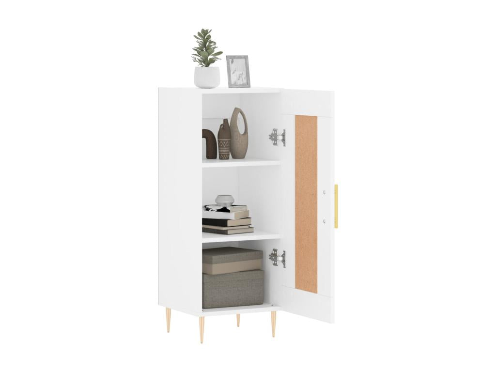 White sideboard 34.5x34x90 cm engineered wood YTXY27296