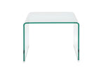Set of 2 bedside tables - Curved tempered glass - Decohaute FONK72860