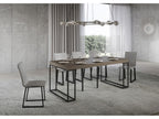Extendable console 90x40/196 cm Epoca Small Premium Domopure Anthracite frame HKUV53691