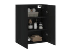 Black wall cabinet 69.5x34x90 cm NWVQ49787