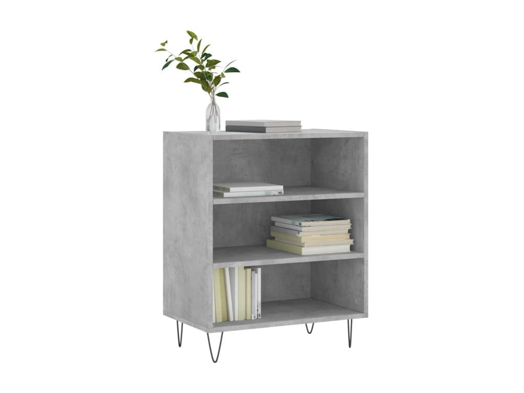 Concrete grey sideboard 57x35x70 cm engineered wood HRIX78849