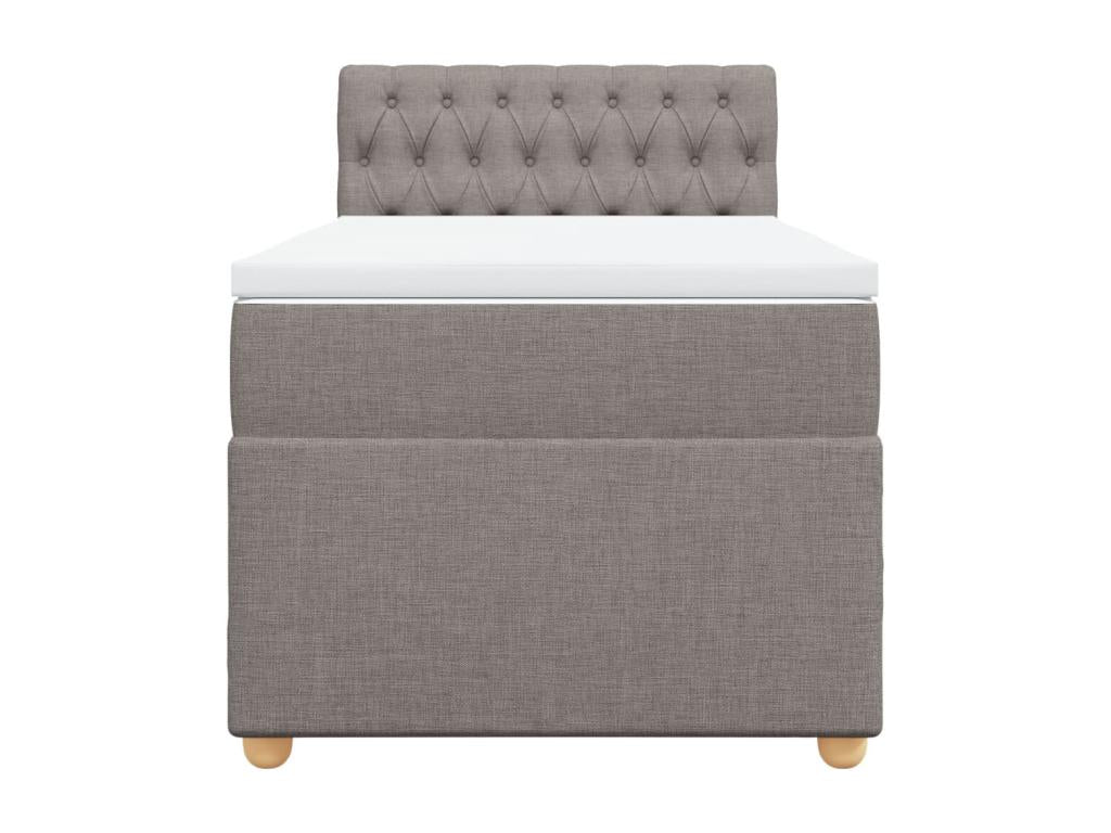 Decohaute bed base with Decohaute mattress 90x190 cm Fabric QUTW99904