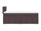 Domopure bed base with mattress, dark brown, 80x200 cm, UXSR92251