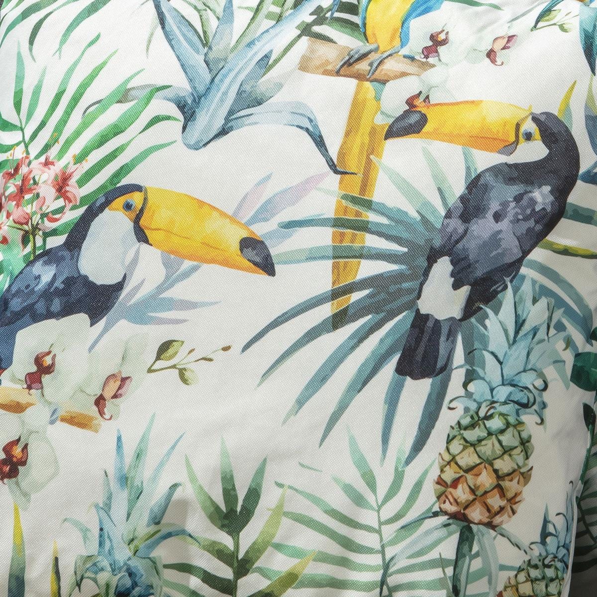 2 Tropical Toucan Outdoor Cushions 45cm